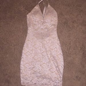 Nude sparkly dress